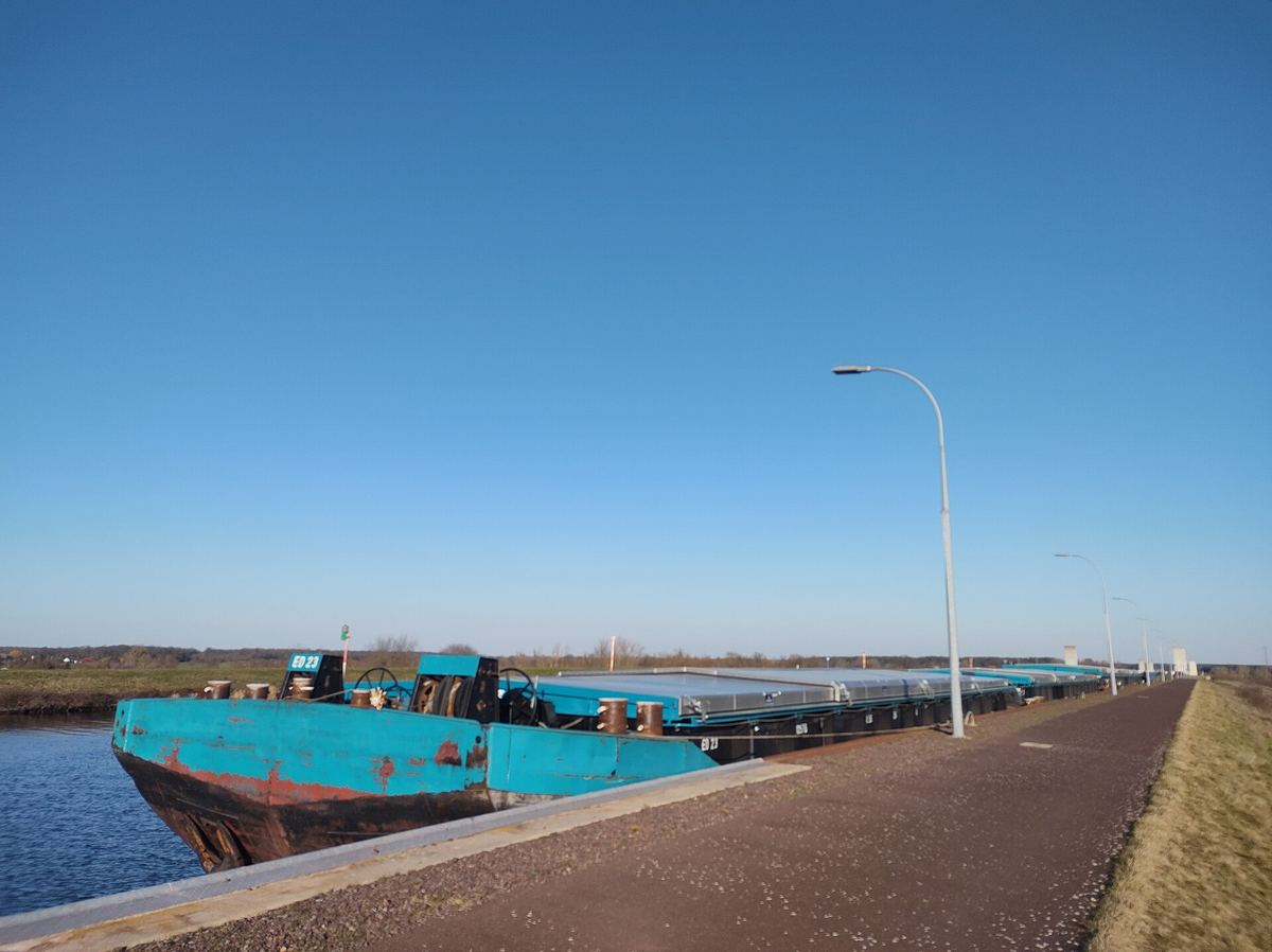 Die Trogbrücke des Wasserstraßenkreuzes Magdeburg